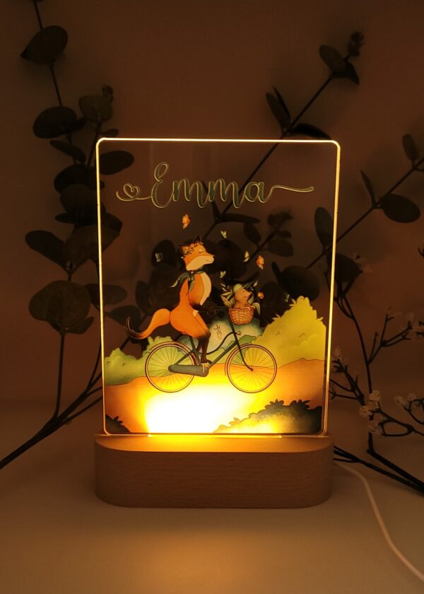 lampe personnalisée mes premiers printemps